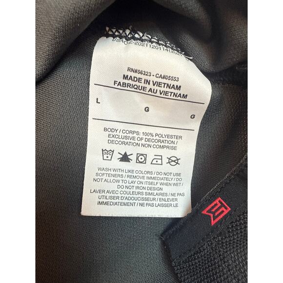 Nike University Of Houston Golf Polo Black Shirt Tiger Woods Size Large UH - Picture 7 of 9